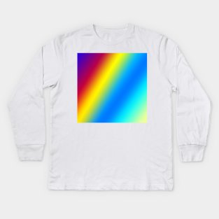 green blue red white abstract texture background Kids Long Sleeve T-Shirt